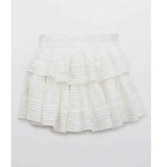 Aerie Rock 'n' Ruffle Mini Skirt - Picture 1 of 3